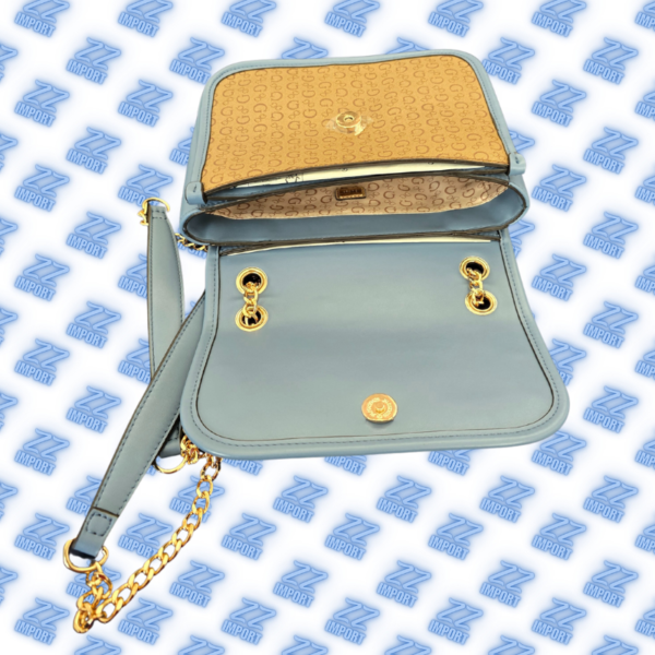 Cartera Guess - Celeste Mostaza - Imagen 4